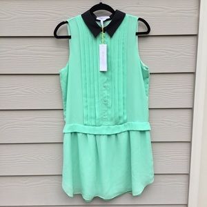 NWT!! BCBGeneration Mint green shirt tunic $118